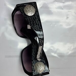 XOXO Black Sunglasses with Silver Details